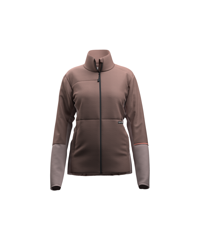 Zateplená budna ORTOVOX Ravine Metawool 60 Hybrid Jacket Women's Green Acid