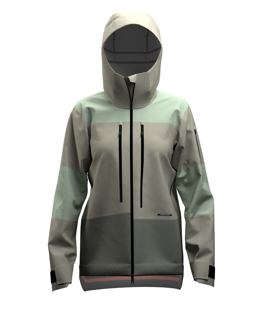 Hardshellová bunda ORTOVOX Ravine Free 3L Jacket Women's White Tea