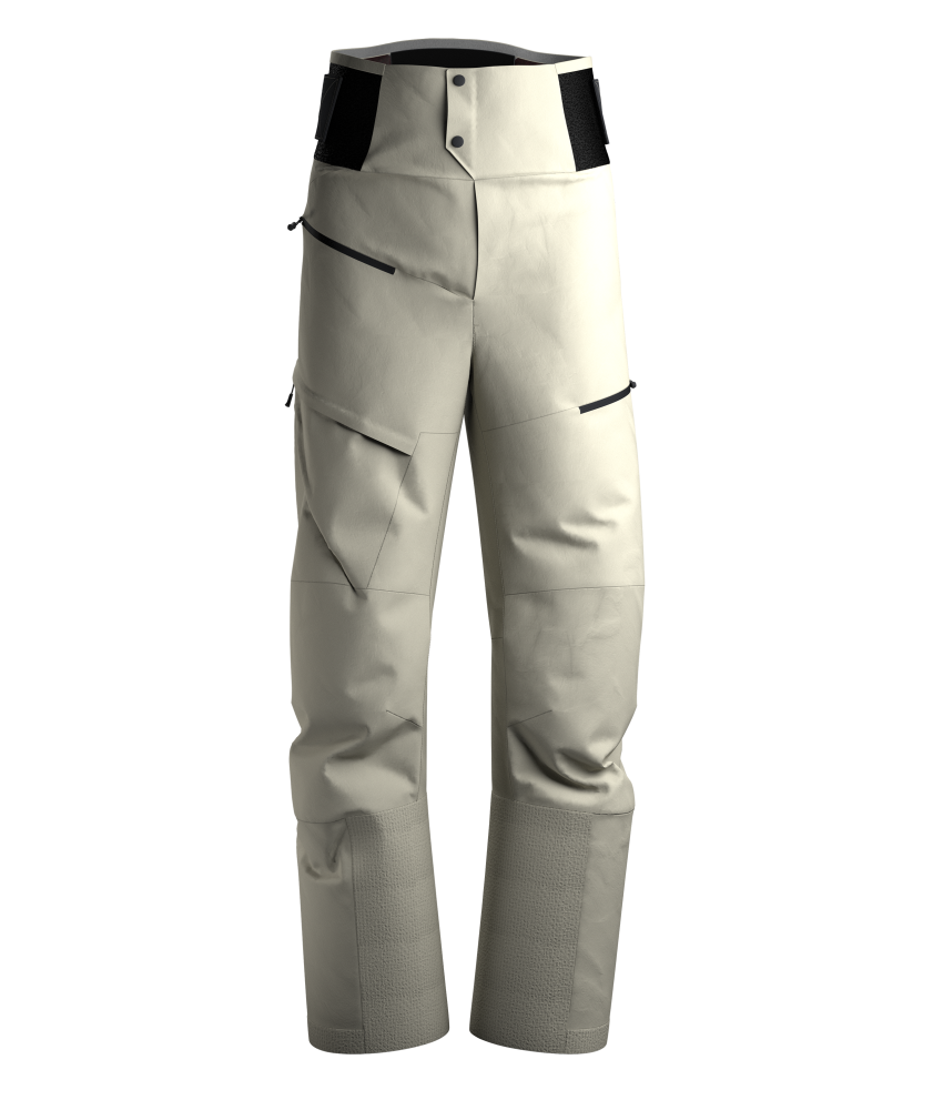 Hardshellové nohavice ORTOVOX Ravine Plus 3L Pants Men's White Tea