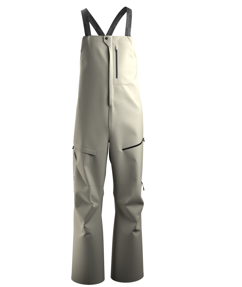 Hardshellové nohavice ORTOVOX Ravine Plus 3L Bib Pants Men's White Tea