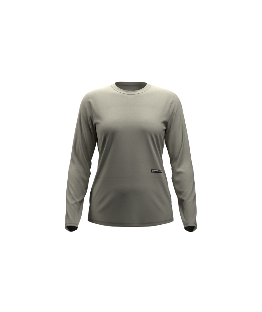 Tričko s dlhým rukávom ORTOVOX 185 Merino Patch Long Sleeve Women's Dawn Rose