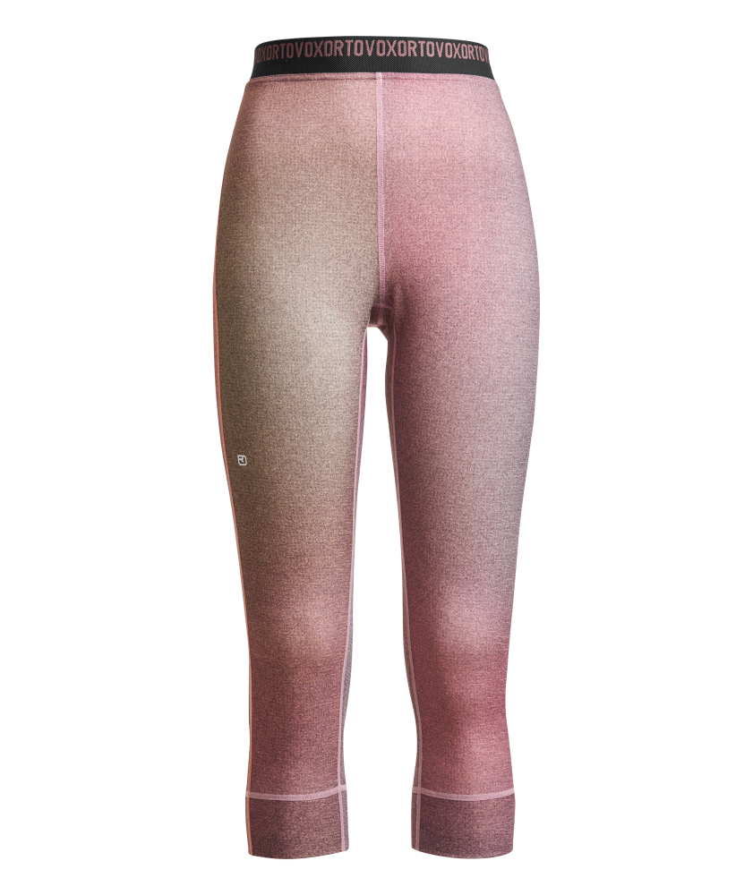Termoprádlo ORTOVOX 185 Rock'N'Wool Print Short Pants W Aop Dawn Rose