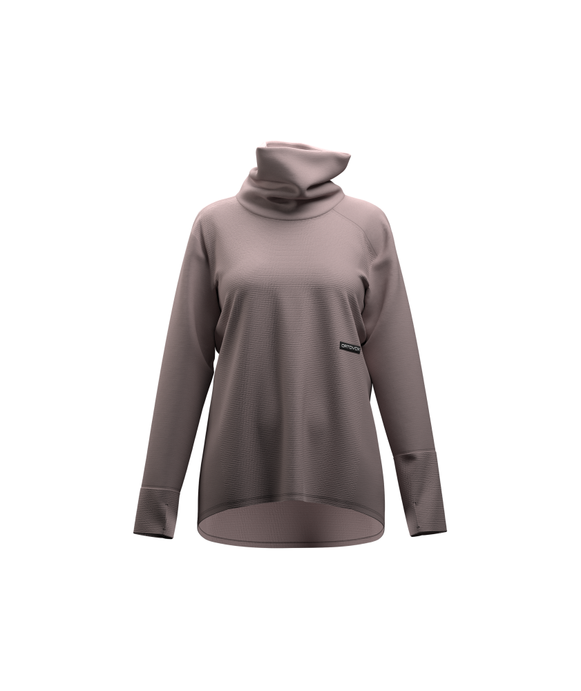Mikina ORTOVOX Fleece Cord Longsleeve Women's Dawn Rose