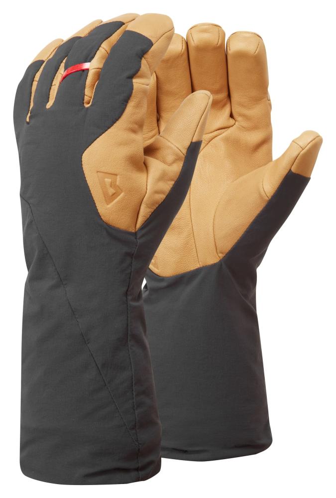 Rukavice Mountain Equipment Serac Gauntlet Black/Tan