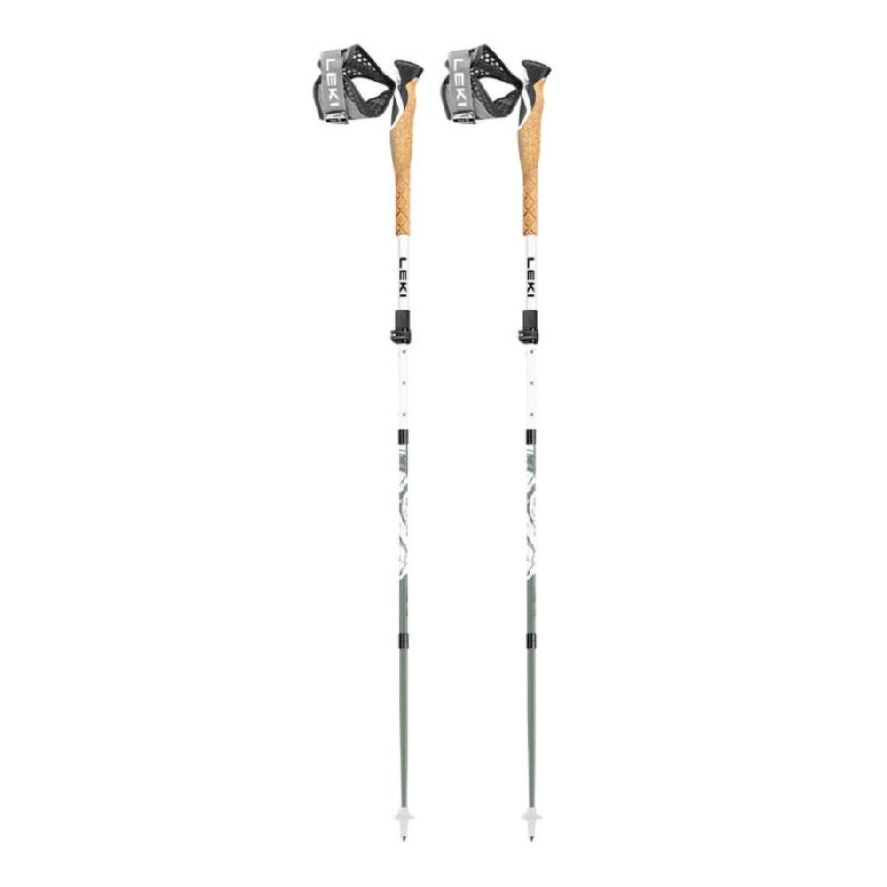 Palice LEKI Cross Trail FX Superlite, white-envy-black, 110 - 130 cm