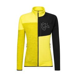 mikina ROCK EXPERIENCE KOBRA MOCK NECK FZ MAN FLEECE SULPHUR SPRING/CAVIAR/SULPHUR MELANGE