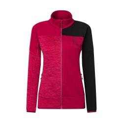 mikina ROCK EXPERIENCE KOBRA MOCK NECK FZ WOMAN FLEECE CHERRIES JUBILEE/CAVIAR/CHERRY JUBI