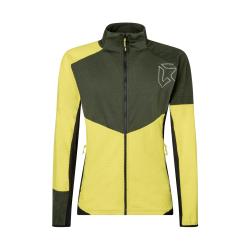 mikina ROCK EXPERIENCE EDNA MOCK NECK FZ MAN FLEECE KOMBU GREEN/SULPHUR SPRING/CAVIAR