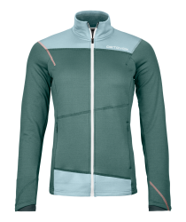 Mikina ORTOVOX Fleece Light Jacket Women's Arctic Grey