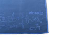 Ru�n�k Pinguin Micro Towel XL Map Navy