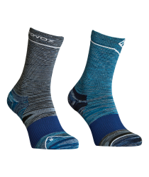 Pono�ky ORTOVOX Alpine Mid Socks Men's Blue Nunatak