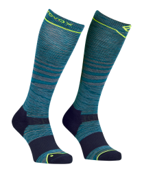 Ponoky Ortovox Ski Tour Light Compression Long Socks Men's Petrol Blue Blend