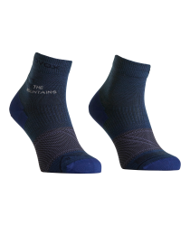 Pono�ky ORTOVOX Alpine Light Quarter Socks Men's Blue Nunatak