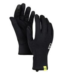 ORTOVOX rukavice 185 ROCK'N'WOOL GLOVE LINER M BLACK RAVEN