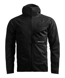 Bunda ORTOVOX Trace 2.5L Jacket Men's Black Raven