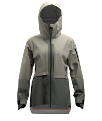 Hardshellov bunda ORTOVOX Ravine Plus 3L Jacket Women's Dark Arctic Grey
