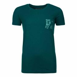 ORTOVOX Merino Way To Powder T-shirt Women's Pacific Green