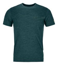 Triko Ortovox 150 Cool Mountain T-shirt Men's Dark Pacific Blend
