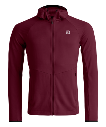 Mikina ORTOVOX Fleece Light Grid Hoody Men's Deep Ocean