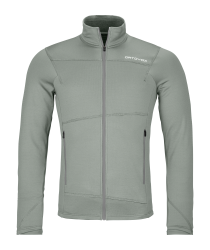 Mikina ORTOVOX Fleece Light Jacket Men's Green Sage