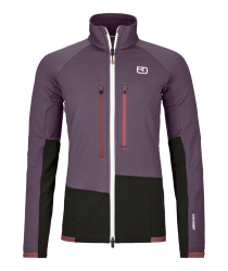 Mikina ORTOVOX Fleece Rib Jacket Women's White Tea