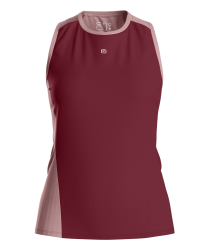 Tielko ORTOVOX 120 Cool Tec Fast Upward Top Women's Red Malbec