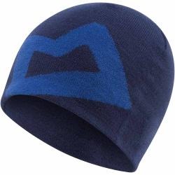 Branded Knitted Beanie Men's Medieval/Lapis Blue Onesize