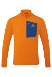 Fleece Mountain Equipment Lumiko Zip T-shirt Men's Rust/Admiral