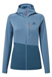 Fleece Mountain Equipment Durian Hooded Jacket Women's Stellar/Majolica
