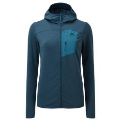 MOUNTAIN EQUIPMENT Lumiko Hooded Jacket Women's Majolica/Alto Blue
