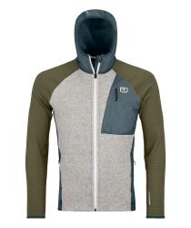 Mikina ORTOVOX Fleece Gp Classic Knit Hoody Men's Dark Arctic Grey