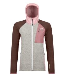Mikina ORTOVOX Fleece Gp Classic Knit Hoody Women's Dawn Rose