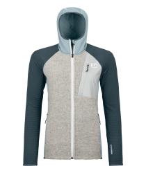 Mikina ORTOVOX Fleece Gp Classic Knit Hoody Women's Glacier Grey