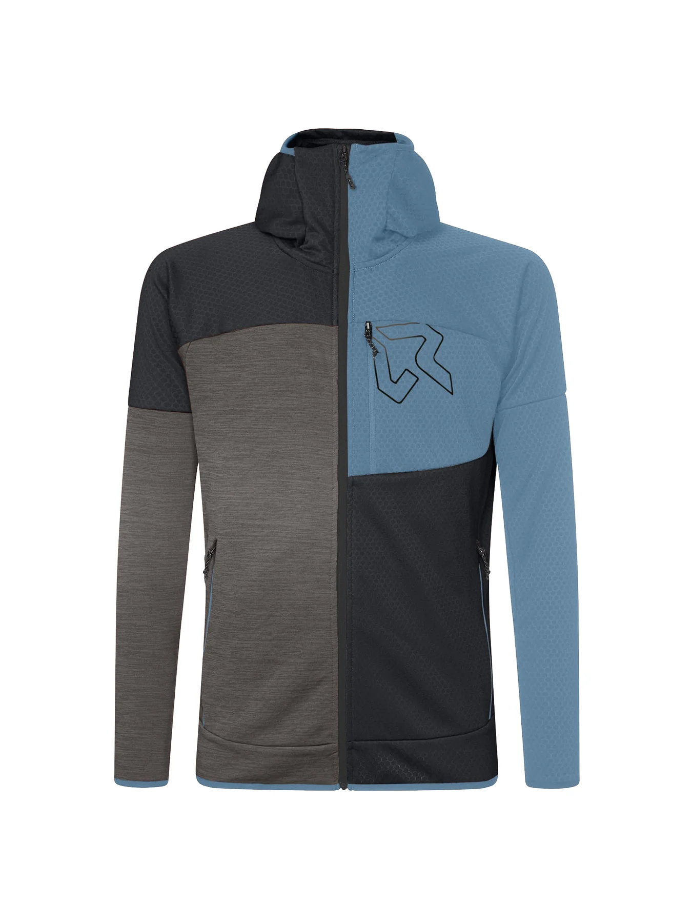 Mikina Rock Experience Kobra Hoodie X0102 modr