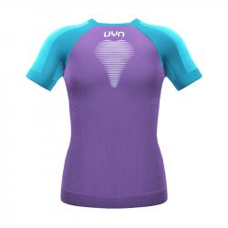 triko UYN MARATHON RUNNING LADY SHIRT SHORT SLEEVES V148 DEEP LAVANDER/RIVER BLUE/WHITE