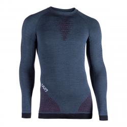 termo triko UYN FUSYON MAN UW SHIRT LS A840 ORION BLUE/BORDEAUX/PEARL GREY