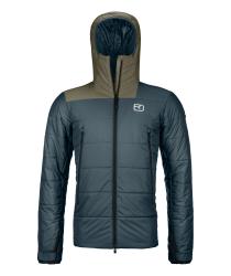 Zateplen bunda ORTOVOX Swisswool Zinal Jacket Men's Dark Arctic Grey